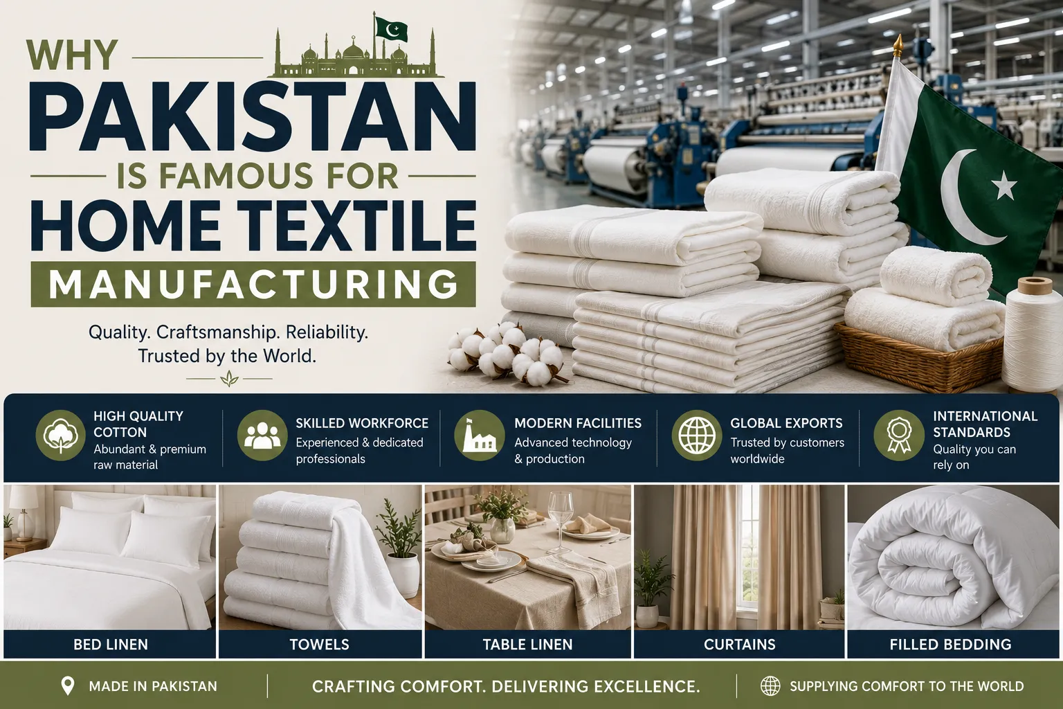 Why Pakistan Is Famous for Home Textile Manufacturing