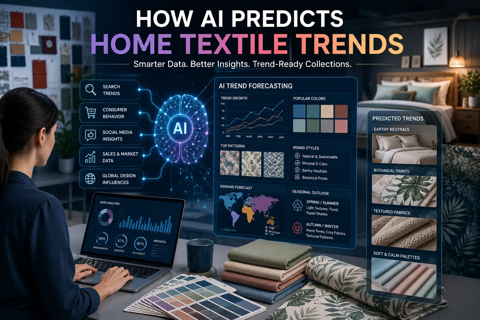 How AI Predicts Home Textile Trends: The Future of Data-Driven Design
