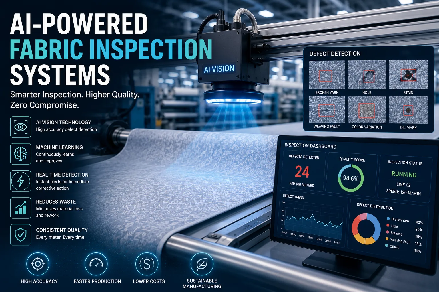 AI Powered Fabric Inspection Systems: The Future of Textile Quality Control