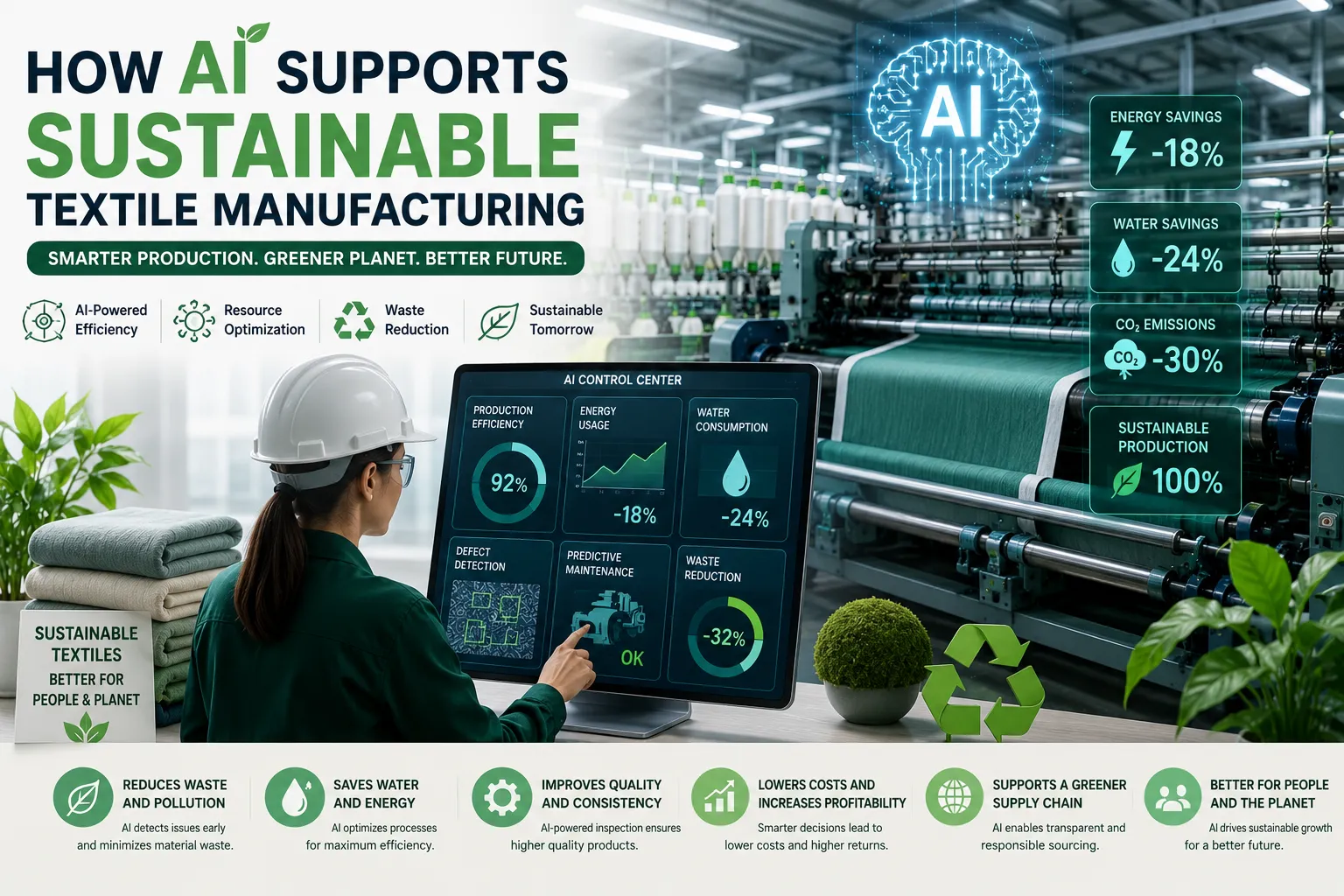 How AI Supports Sustainable Textile Manufacturing