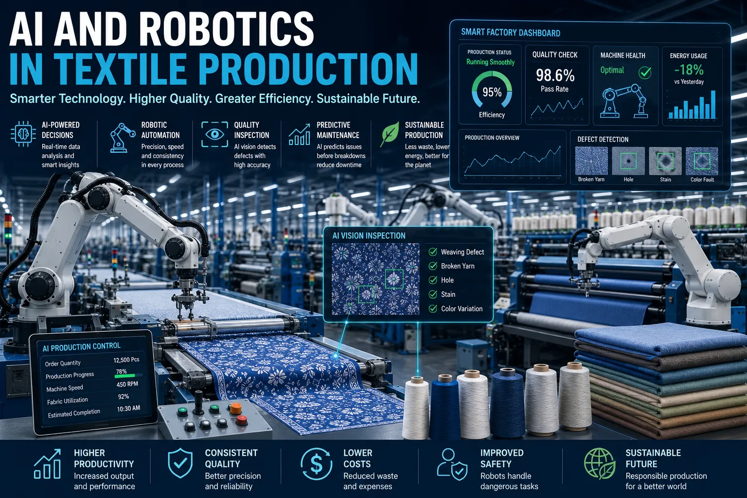 AI and Robotics in Textile Production