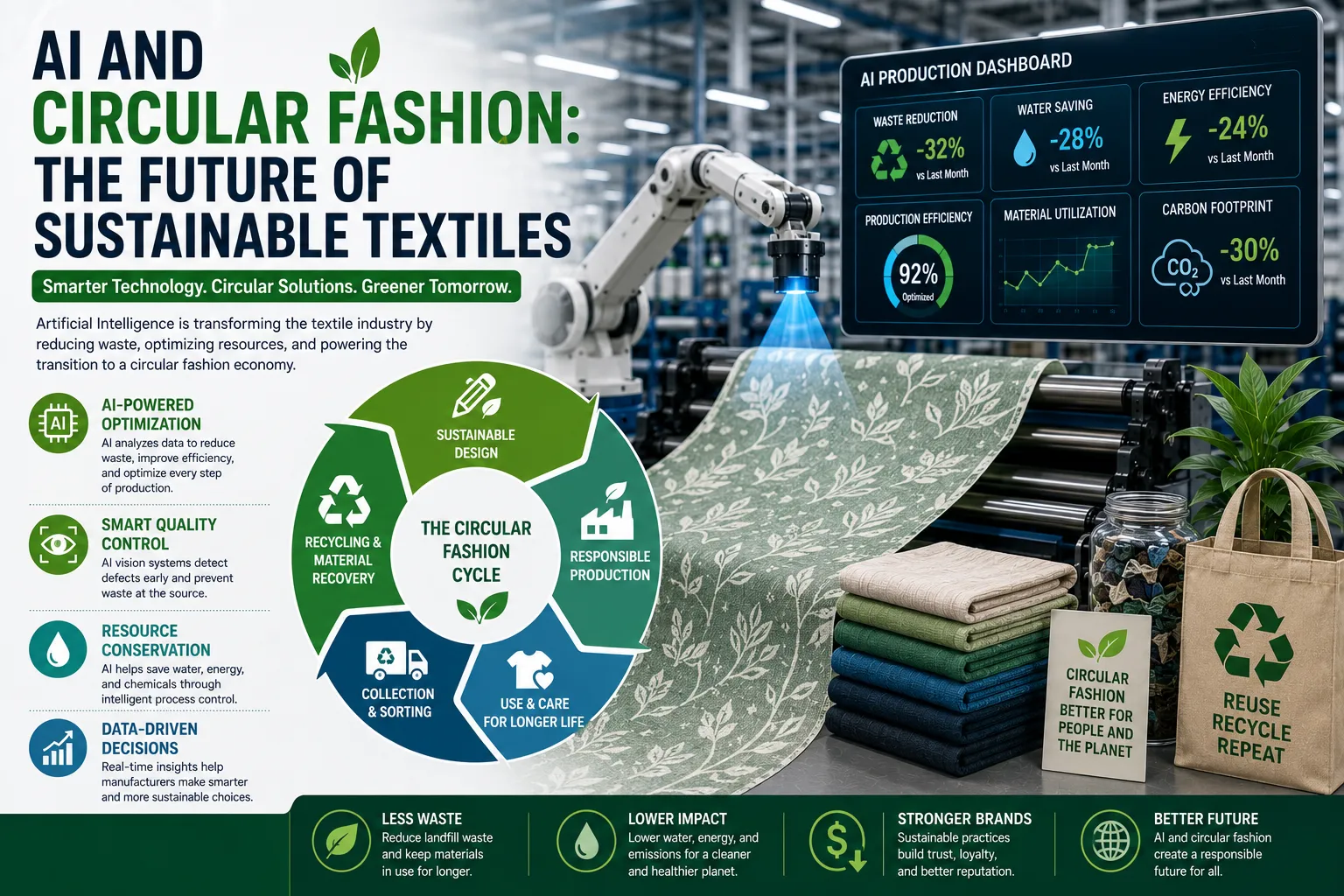 AI and Circular Fashion: The Future of Sustainable Textiles