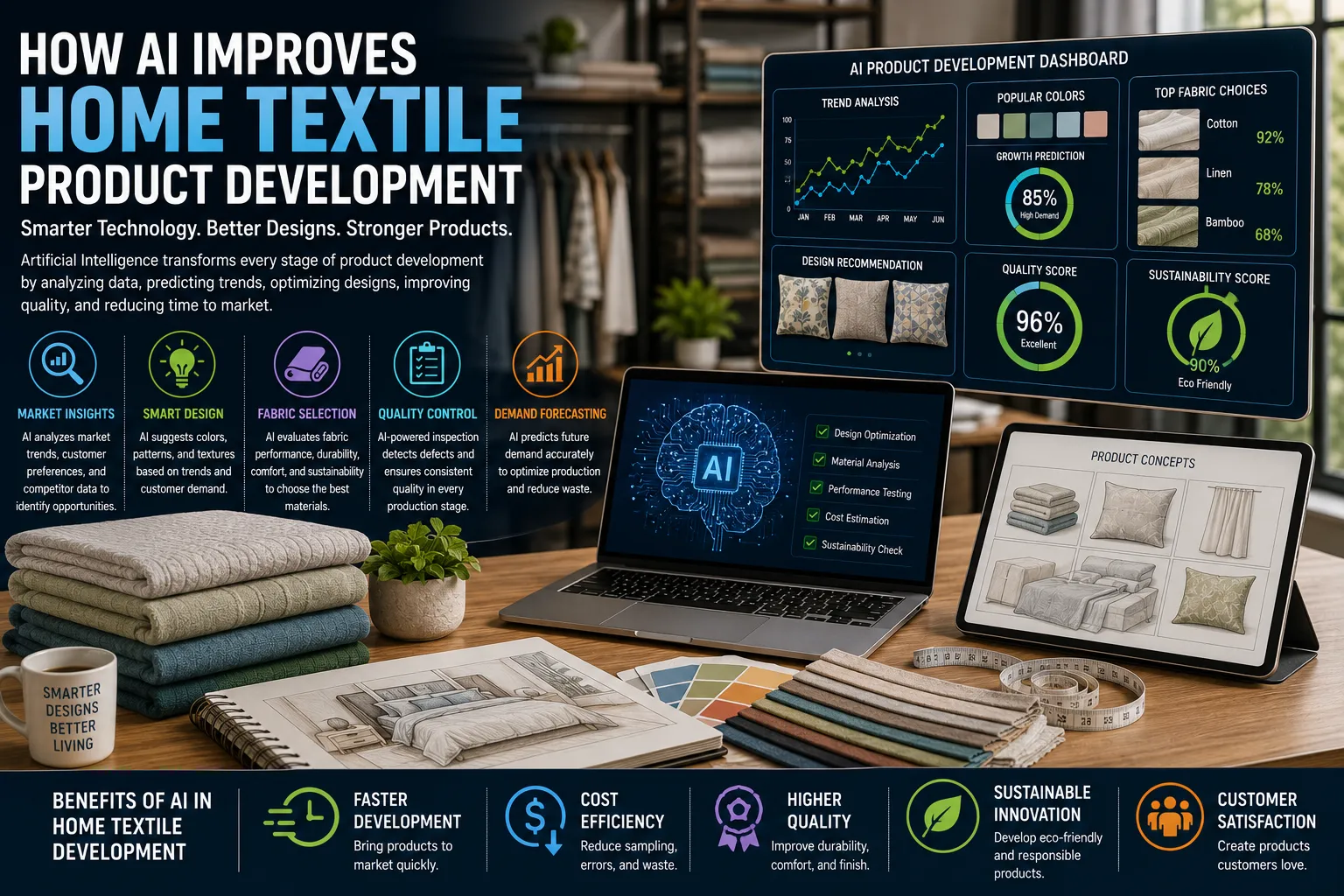 How AI Improves Home Textile Product Development